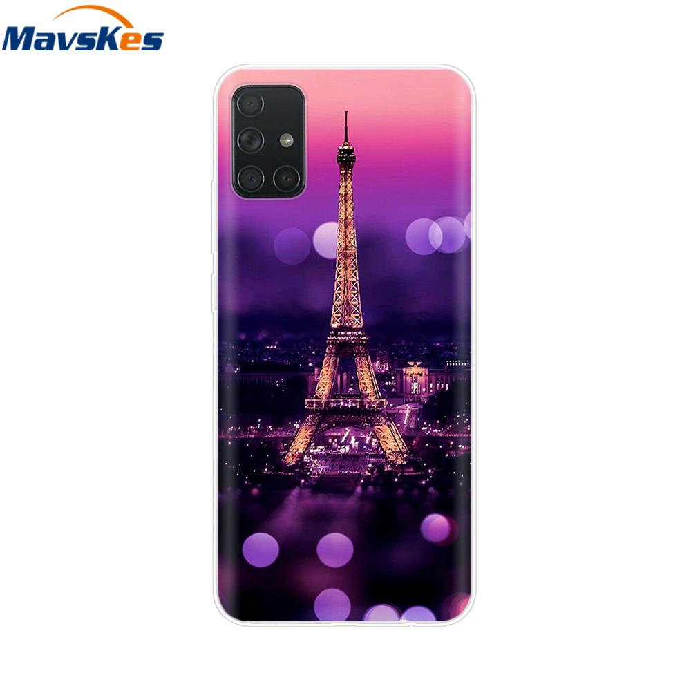 For Samsung Galaxy A51 Case Silicon Transparent Back Cover Phone Case for Samsung Galaxy A71 SM-A715F A515F A 51 71 Cover Fundas