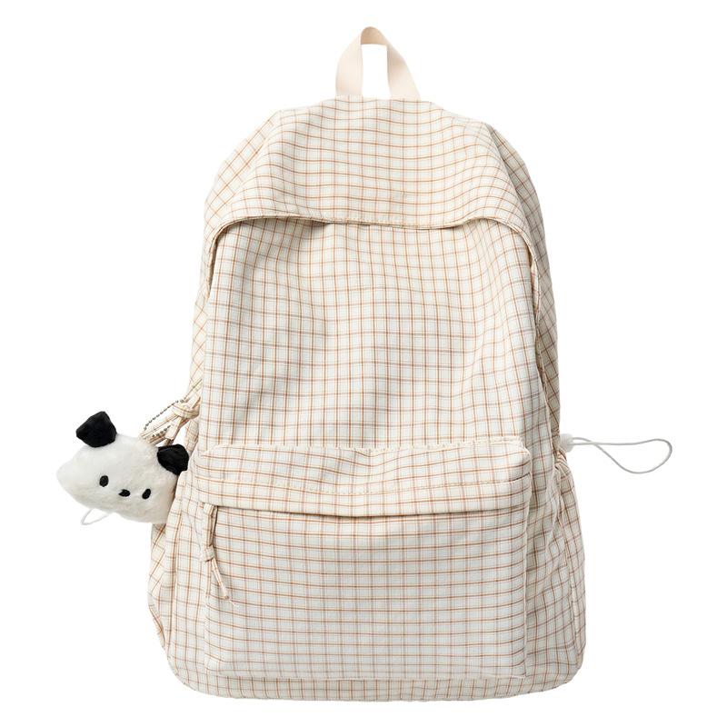 

Кампусный рюкзак для учеников средней школы, рюкзак большой вместимости для путешествий, легкий Small абрикосовый