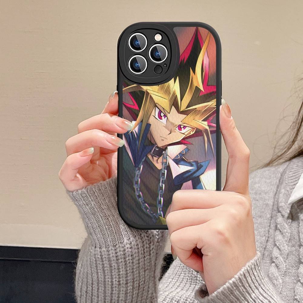 Anime Yu-Gi-Oh! Phone Case For IPhone 16 15 14 13 12 11 Pro Max Plus Leather Cover