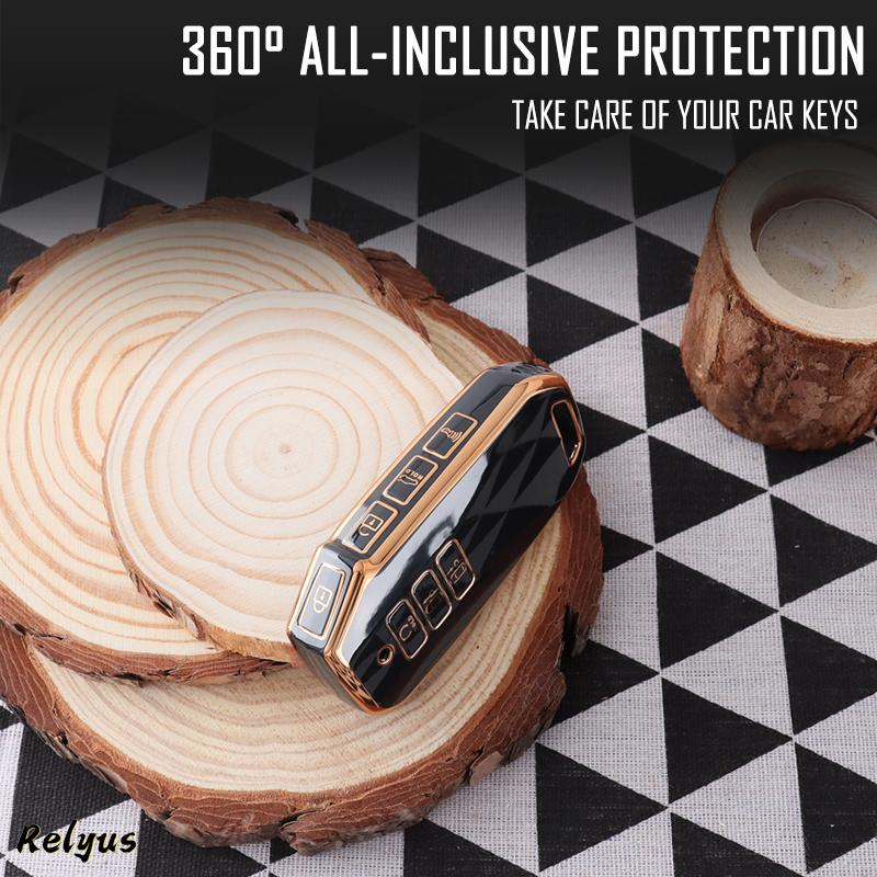 Fashion Soft Tpu Car Key Cover Case Protection Shell For Kia Sorento Mq4 Ev6 K8 V6 Keyless Holder Car Accessories