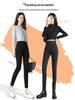 Women's Plus Size Slimming Shark Pants: Velvet-Lined Denim for Spring/Autumn