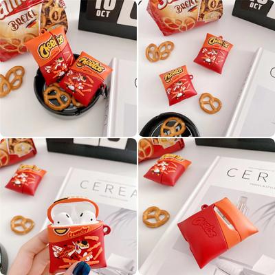 Lustige 3D Lustige Pommes Stoßfeste Schützende Kopfhörer Silikonhülle Für Airpods Pro 2 Hülle/Airpods Hülle Für Kinder Jungen