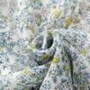 Women Elegant Plant Print Scarf for Women - Breathable, Fashionable, and Warm Polyester Shawl for Casual Outings