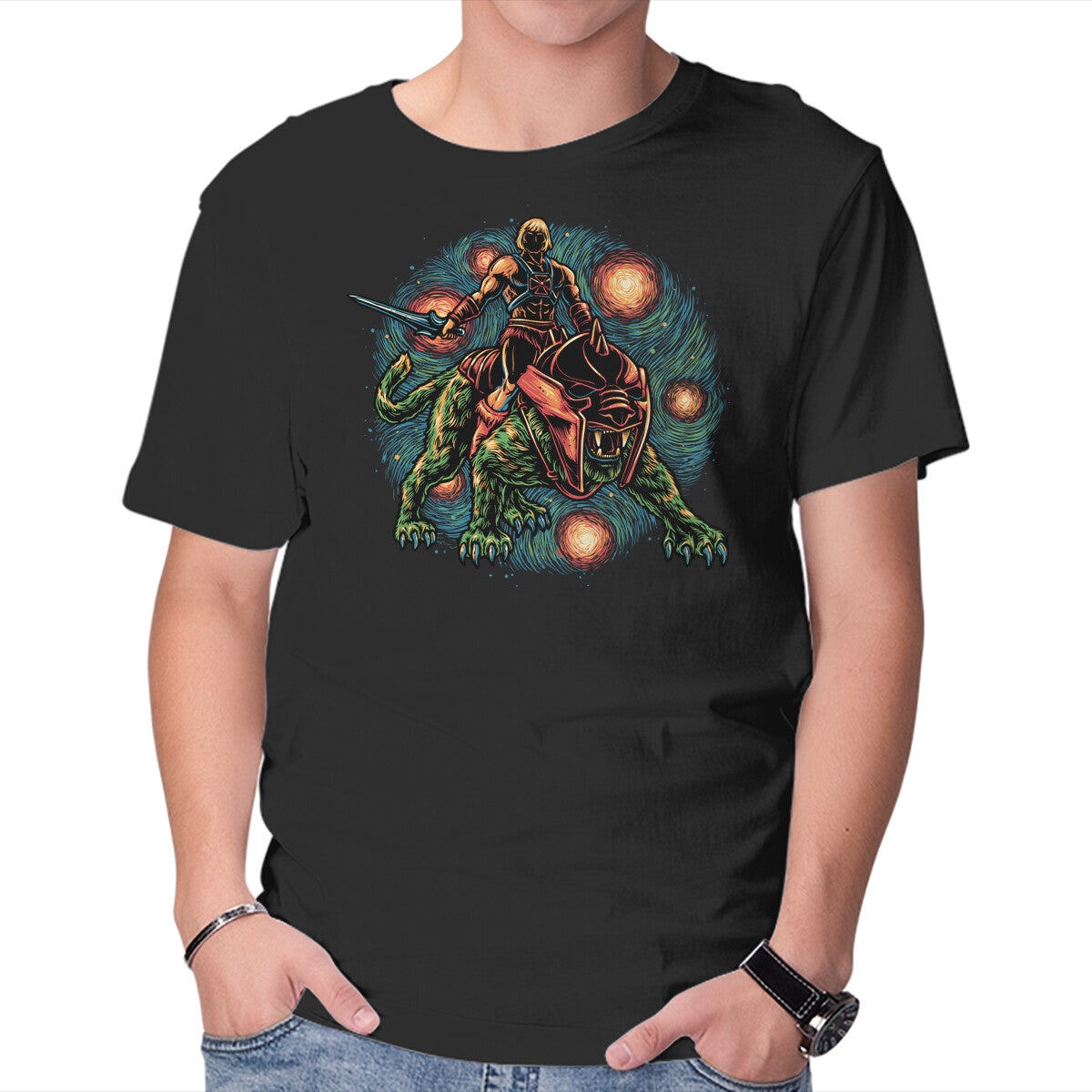 Unisex Crew Neck T-Shirt Strength And Courage Graphic Short Sleeve Casual Tee XS