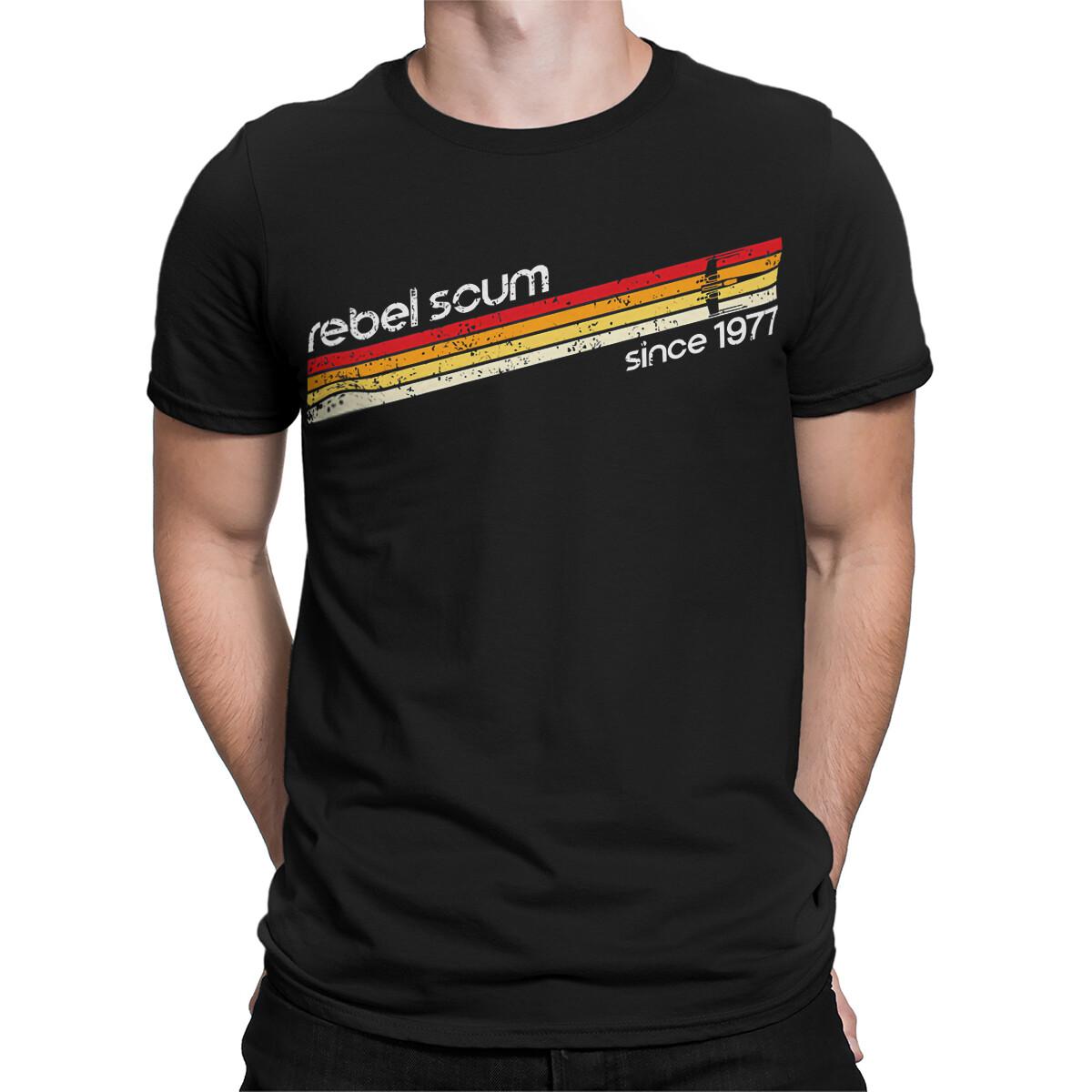 Rebel Scum 1977 Iconic Movie Quote Gift Retro Vintage Mens Womens 100% Cotton T-shirt Mens Tees Tops#T790 S
