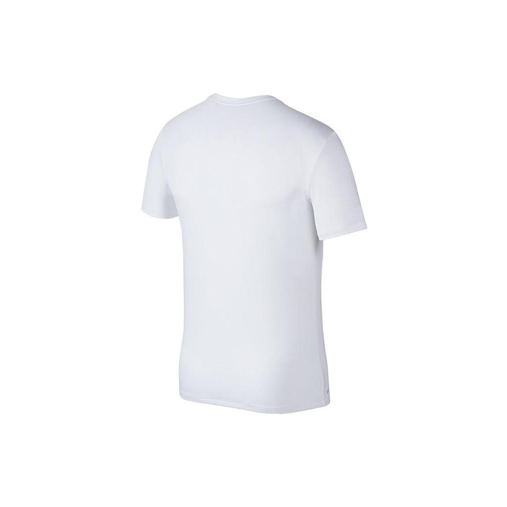 Nike Printed Sports Crew Neck Short Sleeve T-Shirt Men Tops White AR4930-100