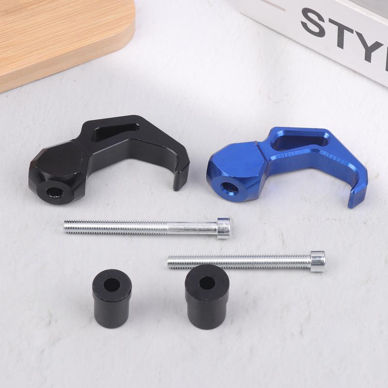 Motorcycle Bag Hanger CNC Aluminum Luggage Hook Helmet Holder AntiSlip Portable For Outdoor Adventure Touring
