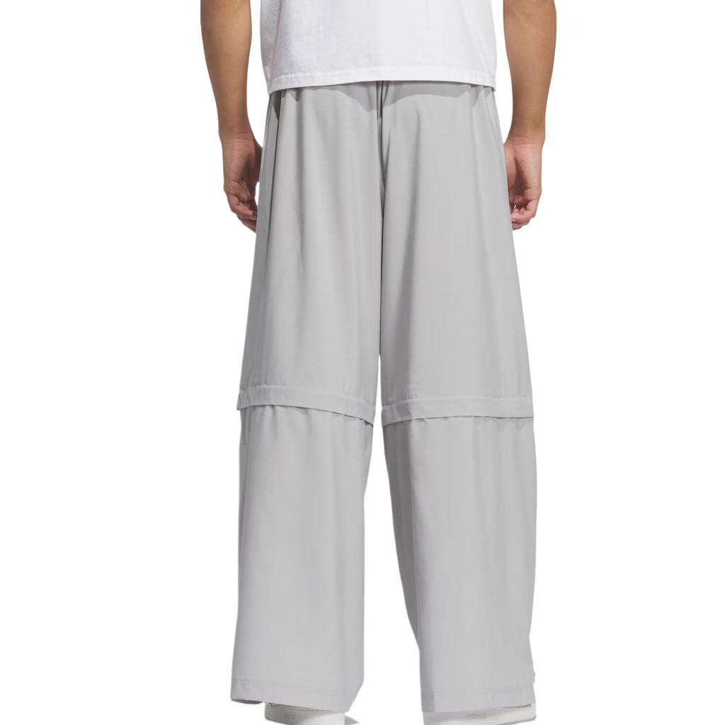 adidas Originals Adilenium Tracksuit Bottoms Soft Comfortable Simple Versatile Solid Color Casual Pants Unisex Bottoms Light-Gray KD8212