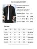 ROMON Men's Business Casual Stand-Collar Jacket
