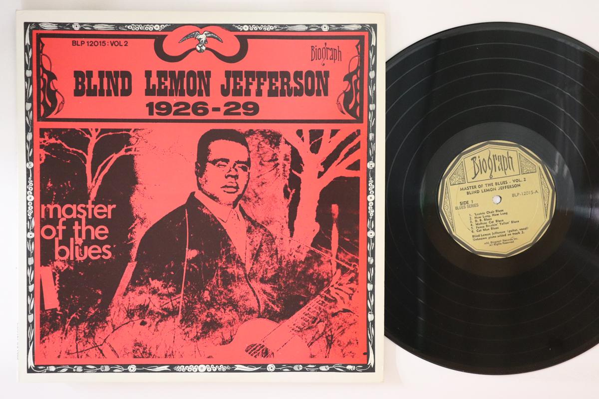 

LP Пластинка БЛАЙНД ЛЕМОН ДЖЕФФЕРСОН - Мастер Блюза Том. 2 1926-29 BLP12015 BIOGRAPH Американский блюз Б/У
