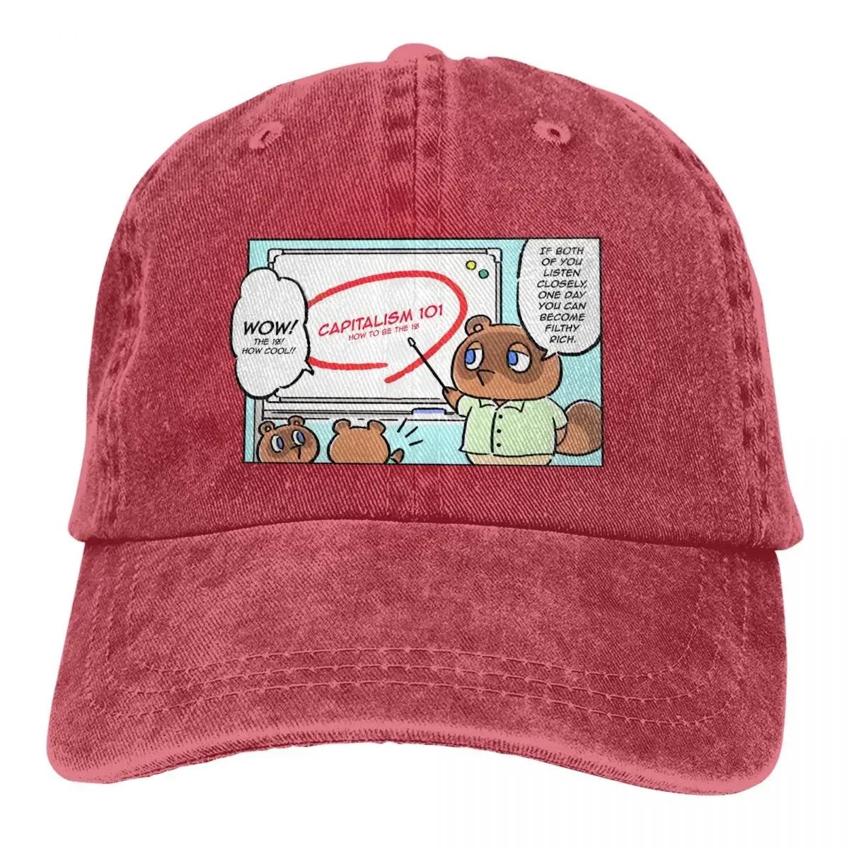 

Игровая Разноцветная Шляпа с Козырьком Мужская Женская Ковбойская Шляпа Том Нук Учит Жизненным Урокам Бейсболки Козырек Защитные Шляпы Adjustable светло-серый