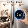 NOKLEAD Magnetic Kitchen Timer Digital Timer Countdown Rotary Timer Mechanical Cooking Timer Cooking Shower Stopwatch3