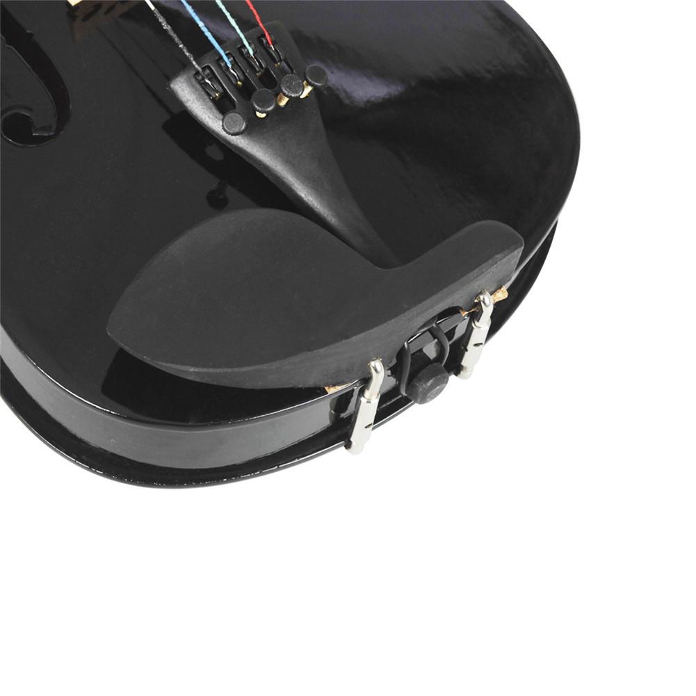 1/8 Violin Student Wood Violin Fiddle Exerciser Set with Storage Case Rosin Bow Gift for Kids Children Musical Lover