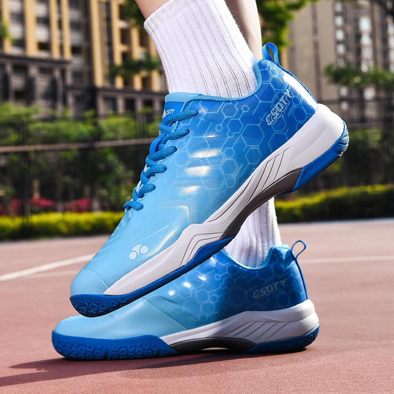 Professional Tennis Shoes Unisex Fashion Design Purple Badminton Sneakers For Women Lightweight Original Brand Sports Shoes Men
