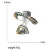 Vintage Enamel Shell Brooch for Women Unisex Lapel Pins Party Accessories Gifts