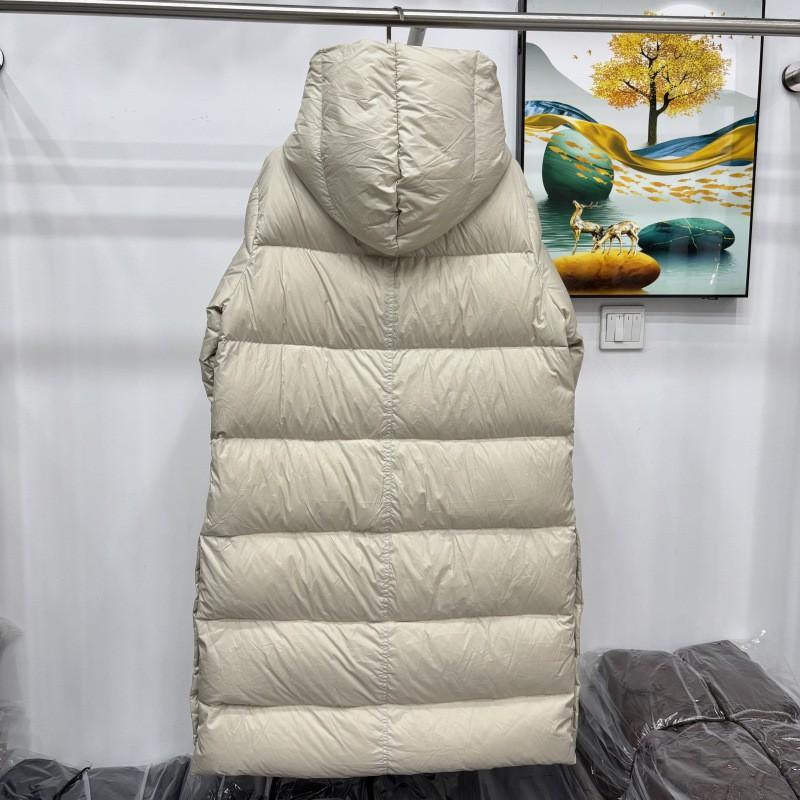 Womens Long Winter Down Coat With Hood Thick Warm Duck Jacket Oversized Loose Fit Daily Wear