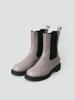 Heenn Chunky Sole Chelsea Boots - Dove Gray (Fleece Lining)