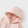TONGTAI Winter Padded Hooded Baby Romper