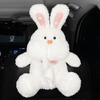 Cartoon Plush Car Tissue Box for Armrest: Cute Hanging Paper Dispenser and Interior Decoration