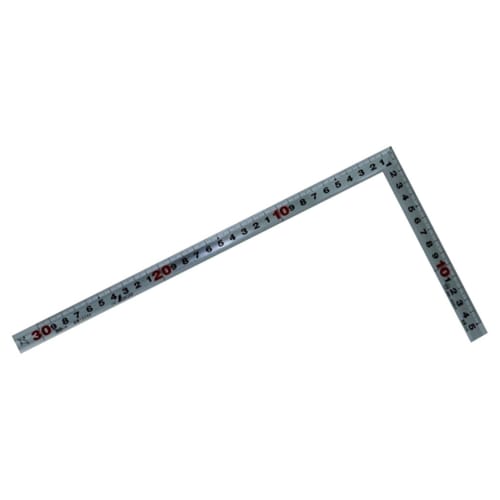 Shinwa Sokutei Ironworking Curved Ruler, Silver, 30cm, 10294