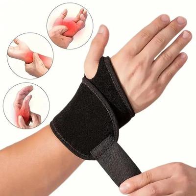 Black Sport All Season Sweat Absorbing And Breathable Wrist Guard Sports Wristbands