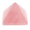 1Pc Reiki Healing Crystal Pyramid Ornament Decoration Energy Natural Stone Quartz Agate Amethyst Jade Gemstone Home Decor Jewelry Mini Furnishings 4cm