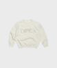 Oul Applique Warm Sweat Love Oatmeal