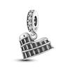 Eiffel Tower Cute Pet Music Ultimate Simplicity 925 Silver Theme Charms Beads Fit 3mm Bracelets DIY Fine Jewelry Making