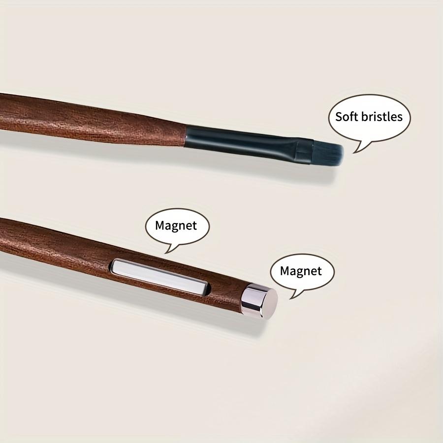 Three-in-one Double-ended Magnet Manicure Pen Cat Eye Gel Polish, Double Magnet Phototherapy Pen PVC Tube for Manicure