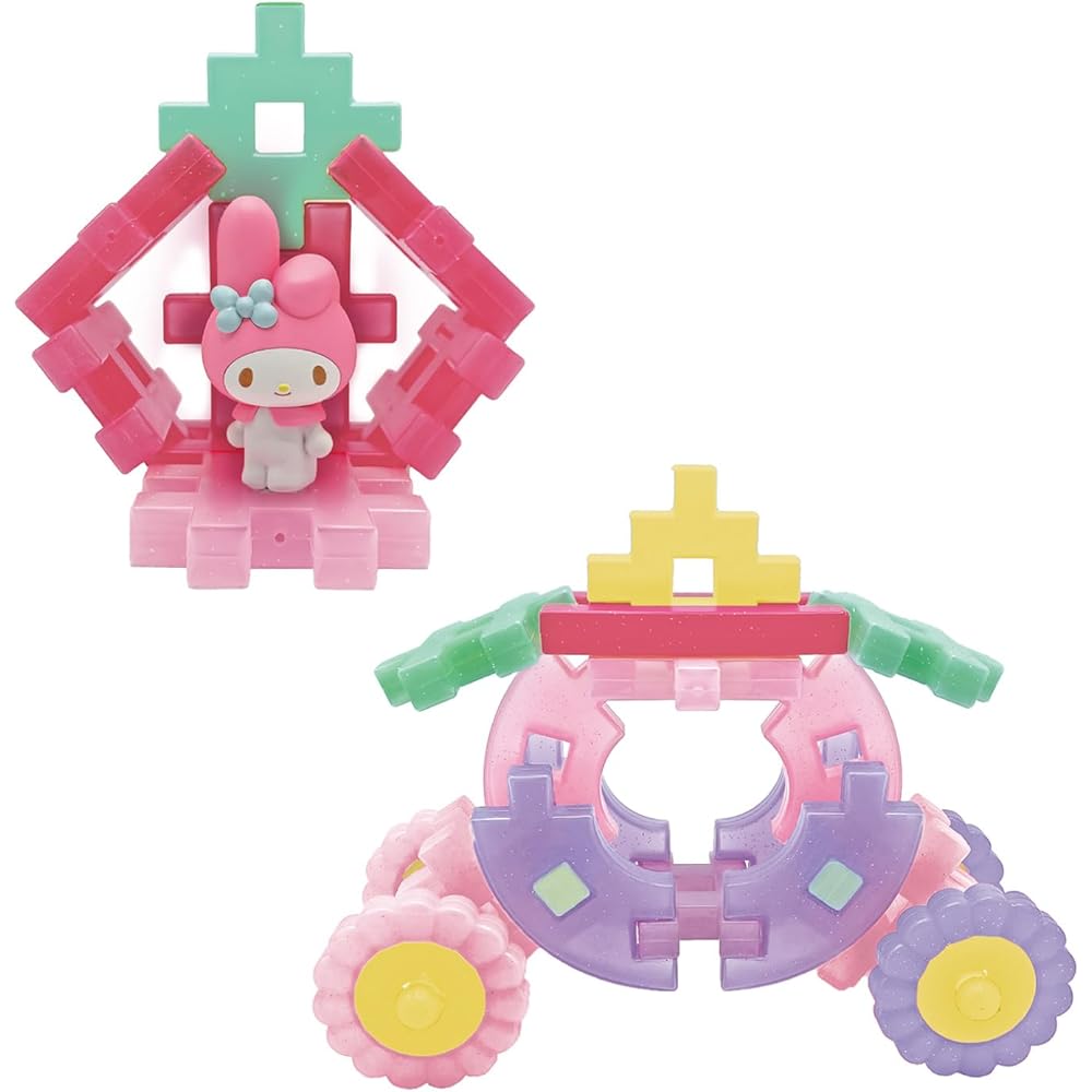 Gakken My Melody Travel Bag 10 Types 38 Parts Figure 3 Years and Up Sanrio Block Set