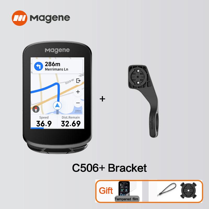 

Magene C506 GPS Велокомп ютер Навігація WiFi Спідометр Кольоровий Сенсорний Екран MTB Дорожній Велосипед Одометр Повідомлення про Тренування з Велоспорту C506 and bracket