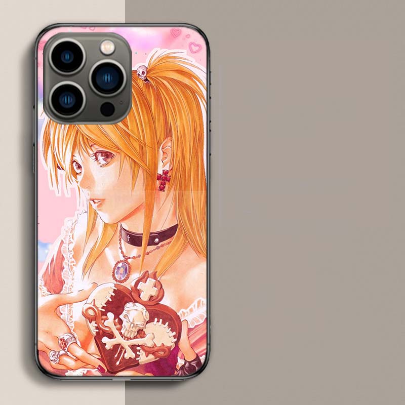 Anime Death note Amane Misa Phone Case For Iphone 17 Air 15 Pro 14 Plus 16 Pro Max 12 13 Mini 11 16E X XS Cover Cute Fundas