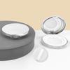 1Pcs Loose Pot Travel Makeup Jar Sifter Container 3-5G Portable Ultra-Thin Plastic Powder Box With Mirror And Powder Puff