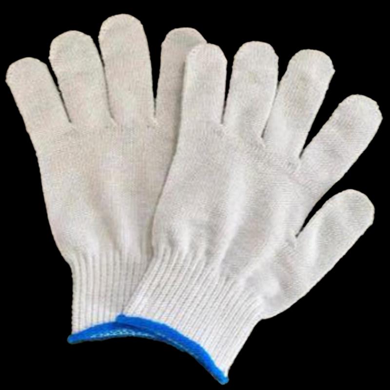 White Cotton Work Gloves