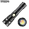 P50 Chip Flashlight 4-tone Light Camera Fill Light Charging Telescopic Zoom Electrodeless Dimming Flashlight