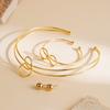 Fashion ladies earrings necklace bracelet