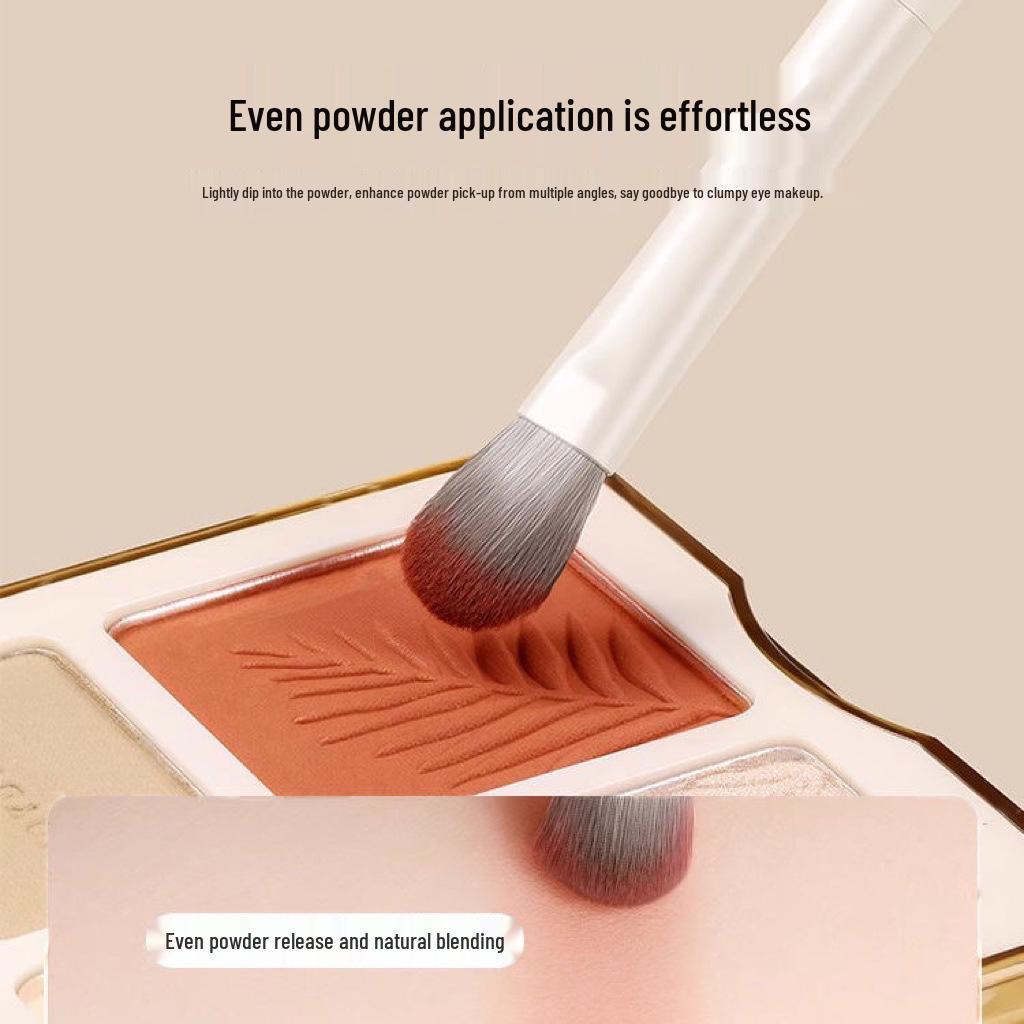 Portable Tapered Eyeshadow & Concealer Brush Set - Soft Bristle for Detail and Blending