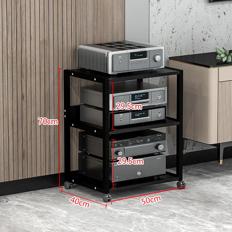 Supporto Moderno Amplificatore Multi-Livello Rack Attrezzatura Audio Mobile Supporto Sistema Audio Speaker Organizer Salvaspazio