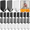 10/1Pcs Stainless Steel Self Adhesive Hooks Keys Bag Hats Towel Hanging Holder Heavy Duty Home Bathroom Door Wall Hanger Hooks