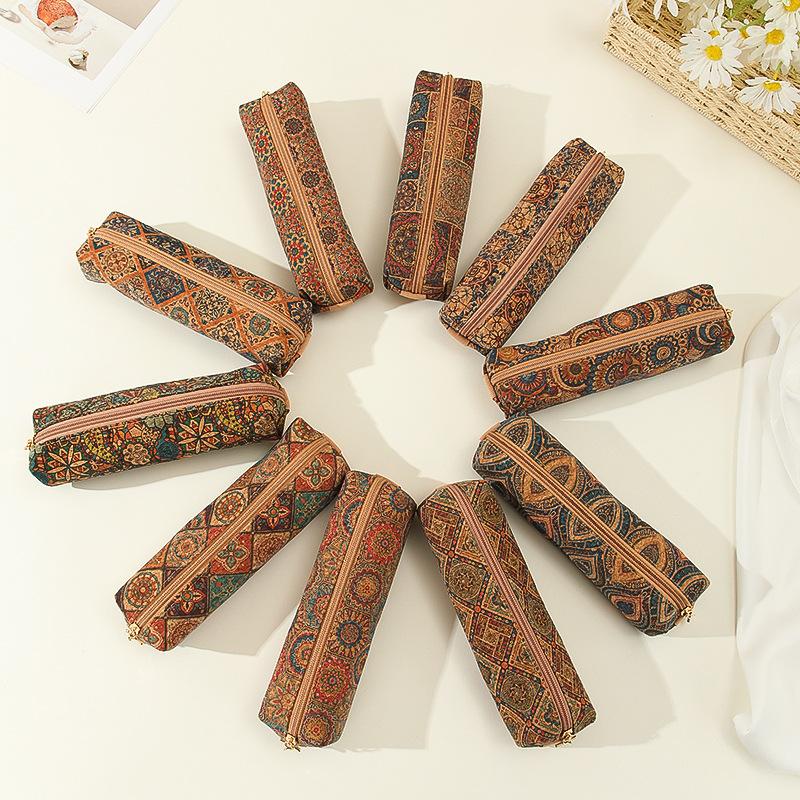 

Уникальный ретро-пенал из пробки большой емкости в европейском и американском стиле