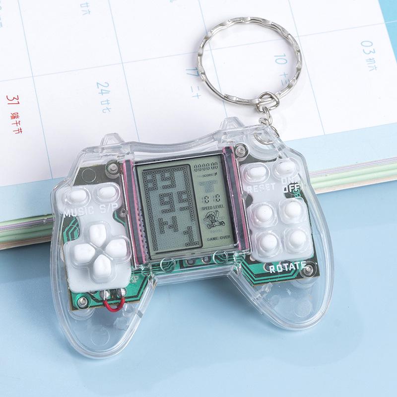 Mini Retro Tetris Handheld Game Console Keychain