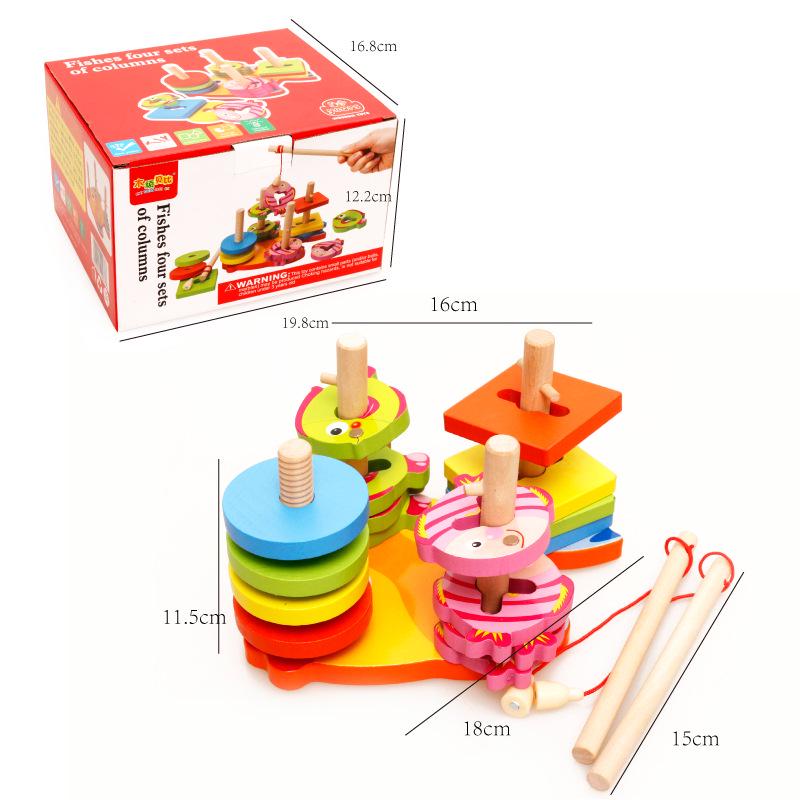 

Магнитная рыбалка и игрушка для сопоставления геометрических фигур