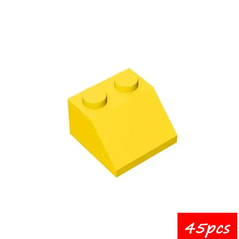 45PCS Assembles Particles 3039 Slope 45 2x2 Bricks Building Blocks Parts  DIY Assembly Educational Toys For Children Kids Gift
