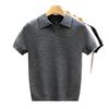Stylish Tailored Fit Polo Shirt, Breathable Soft Knit Top with V-neck Placket, Comfortable Shirt for Casual Outings & Semi-formal Events