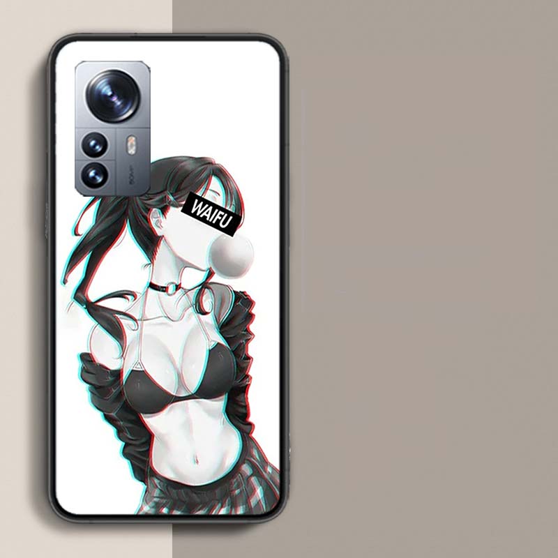 Sugoi Senpai Anime Waifu Sexy Girl Phone Case For Xiaomi Mi 13 12T Poco F7 Pro 14 Ultra 15 Pro 12X 12 9 8 Lite 5G 11T 11i 10 10T