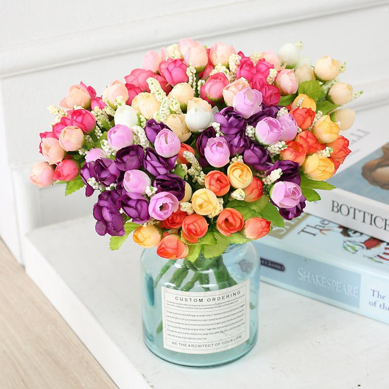 Thumb Rose Simulation Flower Bedroom Living Room Decoration With Fake Flowers