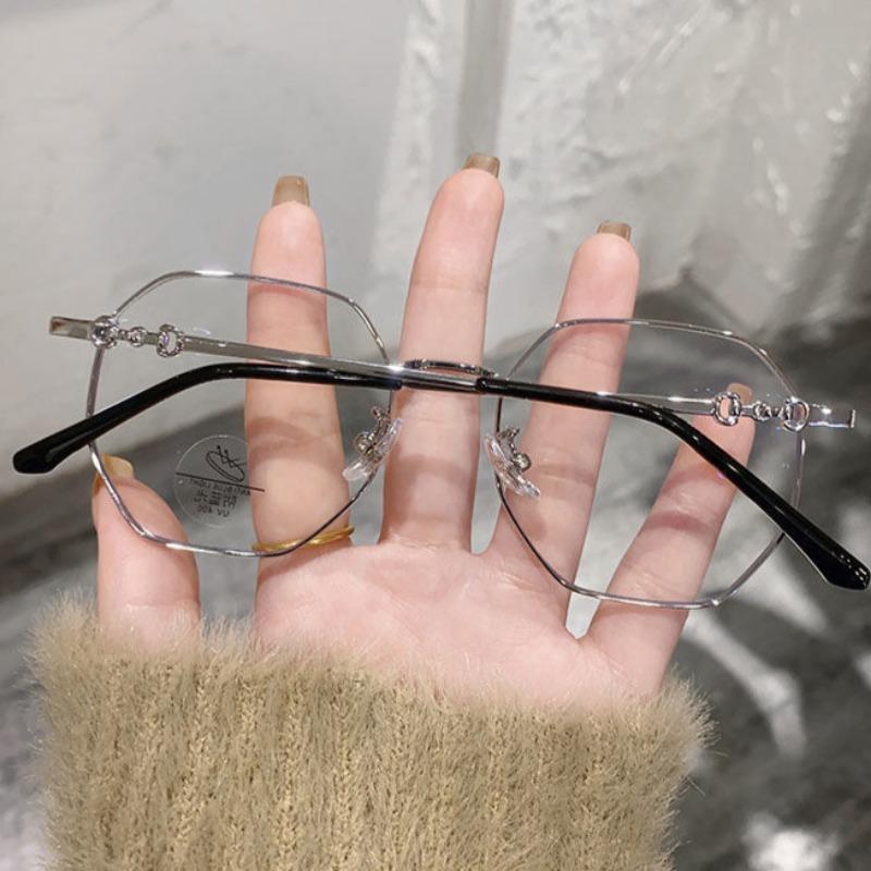 Anti Blue Light Blocking Glasses Clear Anti Radiation Glasses Replaceable Lens for Women/Men