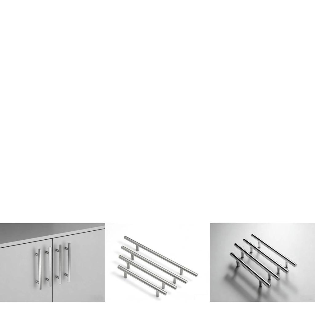 Modern Minimalist Stainless Steel Thandle Drawer Pull For Kitchen Cabinets