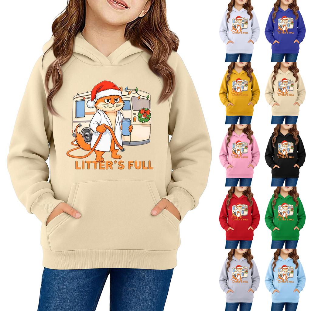 Sweatshirts für Teenager-Mädchen, Kapuzenpullover, langärmelig, mit Kordelzug, süßer, übergroßer Kapuzenpullover