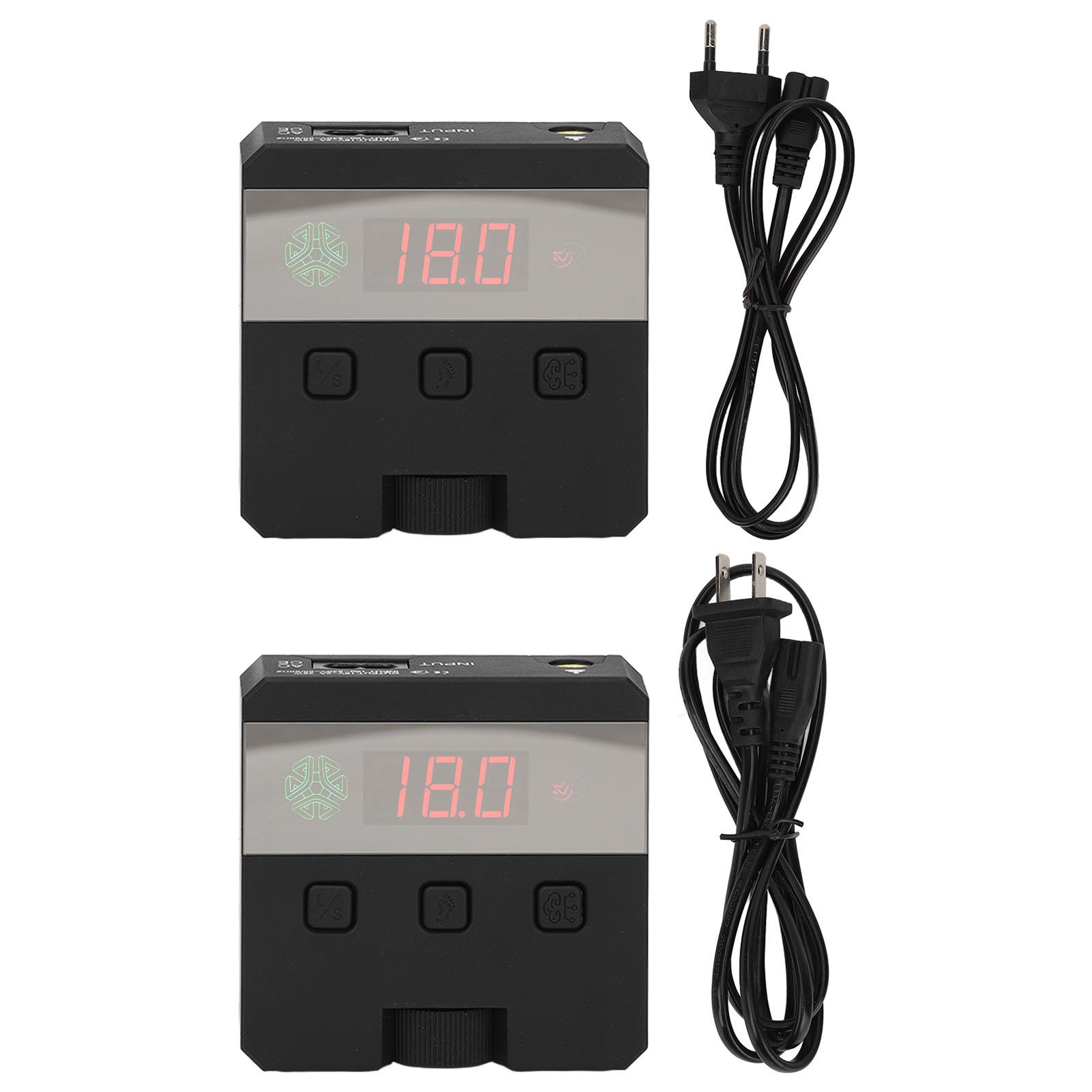

Digital Tattoo Power Supply High Power Liner Shader Voltage Adjustable Universal Black LED Tattoo Su
